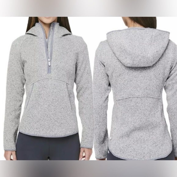 Lululemon Athletica Heathered Gray Hoodie - Picture 1 of 7